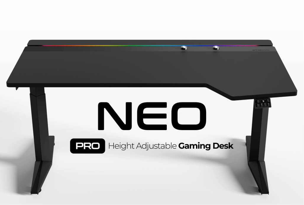 Neo Height Adjustable Gaming Desk